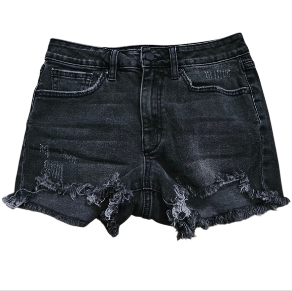 Pants - JBD, Women's Black Denim Shorts, Size Small